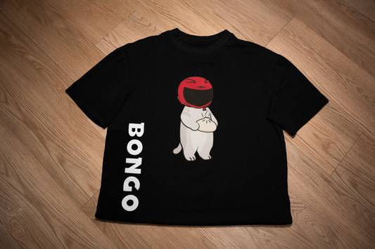 Bongo Helmet Cat Bao Shirt (Black)